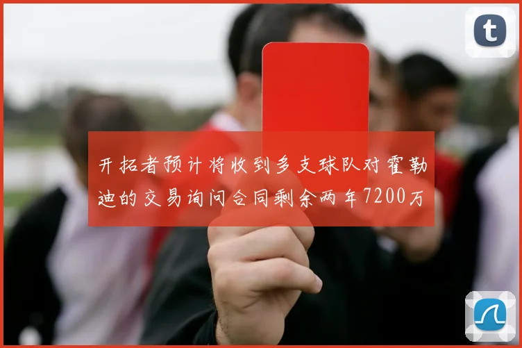 开拓者预计将收到多支球队对霍勒迪的交易询问合同剩余两年7200万